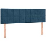  Krevet s oprugama i madracem tamnoplavi 140x200 cm baršunasti | shoptok.hr