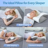 HOMCA ergonomski ortopedski vzglavnik iz spominske pene za vse spalne položaje | Shoptok.si