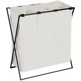 71298800 - Koš za veš TRIO 69x76 cm krem/crna