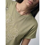 Sinsay Pamučna majica kratkih rukava s vezom | shoptok.hr