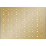  Glava za tuš od nehrđajućeg čelika 40 x 30 cm pravokutna zlatna | shoptok.hr