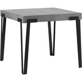 Itamoby   Rio (90x90/246 cm) - siva, barva nog: antracit - raztegljiva jedilna miza, (20841839) Cene