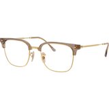Ray-ban New Clubmaster RX7216 8471 M (51) Bež/Kristalna | Shoptok.si