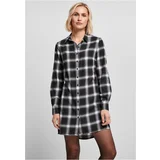 UC Ladies Women's cotton shirt dress black/white