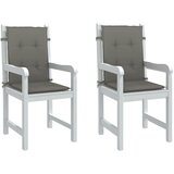  The Living Store Blazina za stol 2 kosa melanž temno siva 100x50x4 cm blago - Blazina Za Stol Z Nizkim Naslonjalom, (21487462) | Shoptok.si