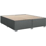 vidaXL Box spring postelja z vzmetnico temno siva 180x200 cm blago | Shoptok.si