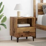 vidaXL Noćni ormar s ladicama 2 pcs Staro drvo 40 x 35 x 47.5 cm Cijene