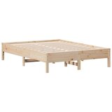 vidaXL Posteljni okvir 120x190 cm trdna borovina Cene