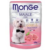 Monge grill - svinjetina 100gr hrana u kesici za pse Cene