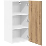 vidaXL Viseča omarica Riga Artisan hrast in bela 40 x 31 x 80 cm | Shoptok.si