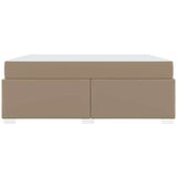 Konstrukcija postelje z vzmetnico Kapučino 180 x 200 cm blago, (5000126421) | Shoptok.si