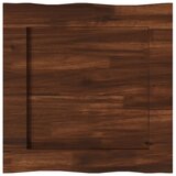  Pravokutni stolni vrh 50 x 50 x 3 cm Četvrtasti - Tamno smeđa 50 x 50 x 3 5 cm Živi rub 2 strane | shoptok.hr