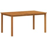  Vrtni set za objed 5 kom. Siva Čvrsto drvo akacije 150 x 90 x 74 cm | Shoptok.si