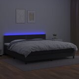  box spring s madracem LED crni 200x200cm od umjetne kože | Eponuda.ba