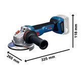 Bosch PROFESSIONAL akumulatorski kotni brusilnik, GWS 18V-11 06019N4102 1 kos Cene