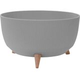 Siena Garden OSLO STRIPE LA967-27 posuda za biljke polipropilen siva | Eponuda.ba