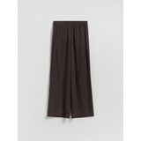 Reserved LADIES` TROUSERS - tamnosmeđe | shoptok.hr