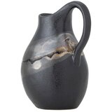 Bloomingville Temno siva vaza iz kamenine (višina 15 cm) Alvena – | Shoptok.si