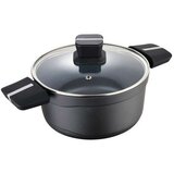  Duboka tava s poklopcem San Ignacio Bistro SG6425 Aluminij Mat crna (Ø 20 x 10 cm) | shoptok.hr