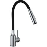 KUCHINOX Slavina za sudoper Velia Flex krom/crna | shoptok.hr