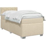  Boxspring krevet s madracem Krem 80 x 200 cm Tkanina | shoptok.hr