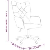  Stolica za opuštanje s uzorkom patchworka od tkanine - Siva 1 | shoptok.hr