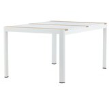 Venture Home Togo pravokutni vrtni blagovaonski stol 150 &amp;times; 90 cm, bijeli Slike