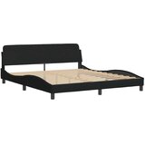 vidaXL okvir kreveta bez madraca crni 180x200 cm od tkanine | shoptok.hr