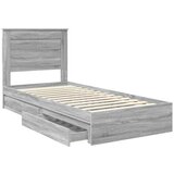  Okvir za krevet Siva Sonoma 90 x 190 cm Konstruirano drvo | shoptok.hr