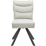Bessagi Home Stol Fina, Bež, Rebrasti Žamet | Shoptok.si