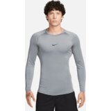 Nike Pro Dri-FIT Tight Fit LS Shirt, Smoke Grey/Black - S, (20764410) | Shoptok.si