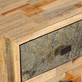  Pisaći Stol od Masivne Obnovljene Tikovine 110x50x76 cm | Eponuda.com