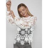 Vila Bluza 'Dama' volneno bela | Shoptok.si