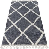 RugsX Preproge Preproga BERBER CROSS B5950 siva / bela 80x150 cm Siva | Shoptok.si