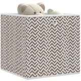  Sklopive kutije za pohranu 4 kom smeđe 32x32x32 cm od tkanine | shoptok.hr