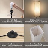 CRLL talna LED svetilka 12 W z lanenim senčnikom | Shoptok.si
