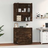  Visoka komoda dimljeni hrast konstruiranog drva | shoptok.hr