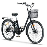 Galaxy Električni bicikl 28" BARCELONA (250W 36V/10.4Ah lithium) crna MAT | ePonuda.com