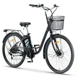 električni bicikl 28" barcelona (250W 36V/10.4Ah lithium) crna mat