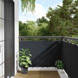 Balkonski zastor antracit 90 x 300 cm od tkanine Oxford | shoptok.hr