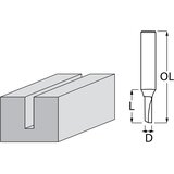 Makita straight bit 1 flute 4x13x51mm D-47385 | ePonuda.com