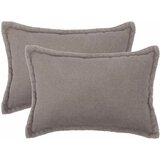 Presvlaka za jastuk 2 pcs HOUTEN Svjetlosiva 50 x 70 cm Bouclé | shoptok.hr