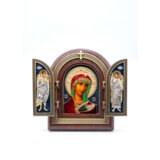  Triptih Presveta Bogorodica Nevska Skoroposlušnica, 220x255x32 mm | Eponuda.com