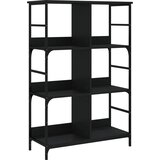 Maison Chic Knjižna omara - Knjižna polica - Knjižni regal črna 78,5x33x117,5 cm inženirski les, (21723132) Cene