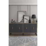 Hanah home Konzolni sto Figora, 180x82.6x35 cm, Antracit | ePonuda.com