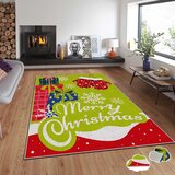Conceptum Hypnose tepih s novogodišnjim motivima Asr-Crpt-6, Pravougaoni, 140 x 220 cm, Šareni | Eponuda.ba