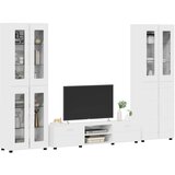  Set TV komoda FLORIN 3 kom. Visoki sjaj bijela | shoptok.hr