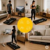 MOVEPRO Walking Pad električna traka za hodanje 10 km/h s aplikacijom Slike