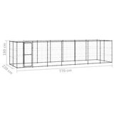  Vanjski kavez za pse s krovom čelični 16 94 m² | shoptok.hr