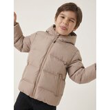 Sinsay Pamučna puffer jakna s kapuljačom i reflektirajućim detaljima | shoptok.hr